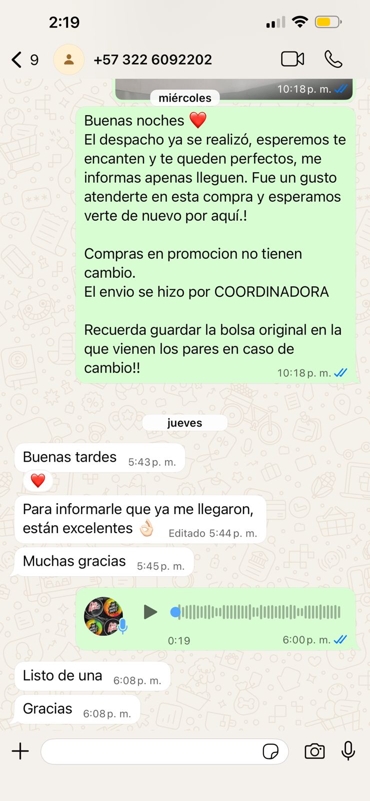 Cliente satisfecho