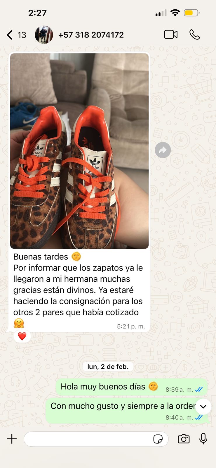 Cliente satisfecho