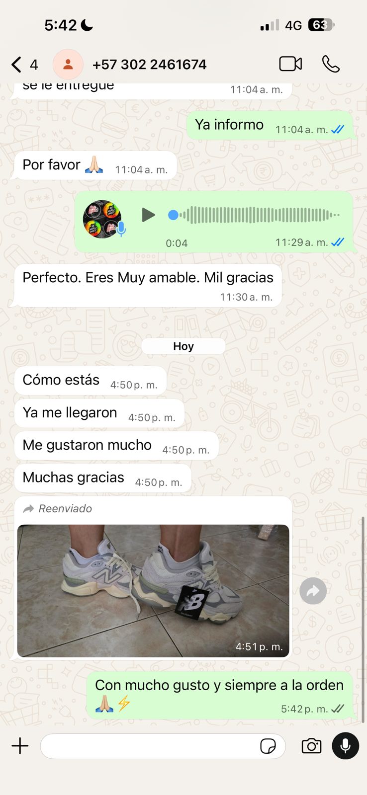 Cliente satisfecho
