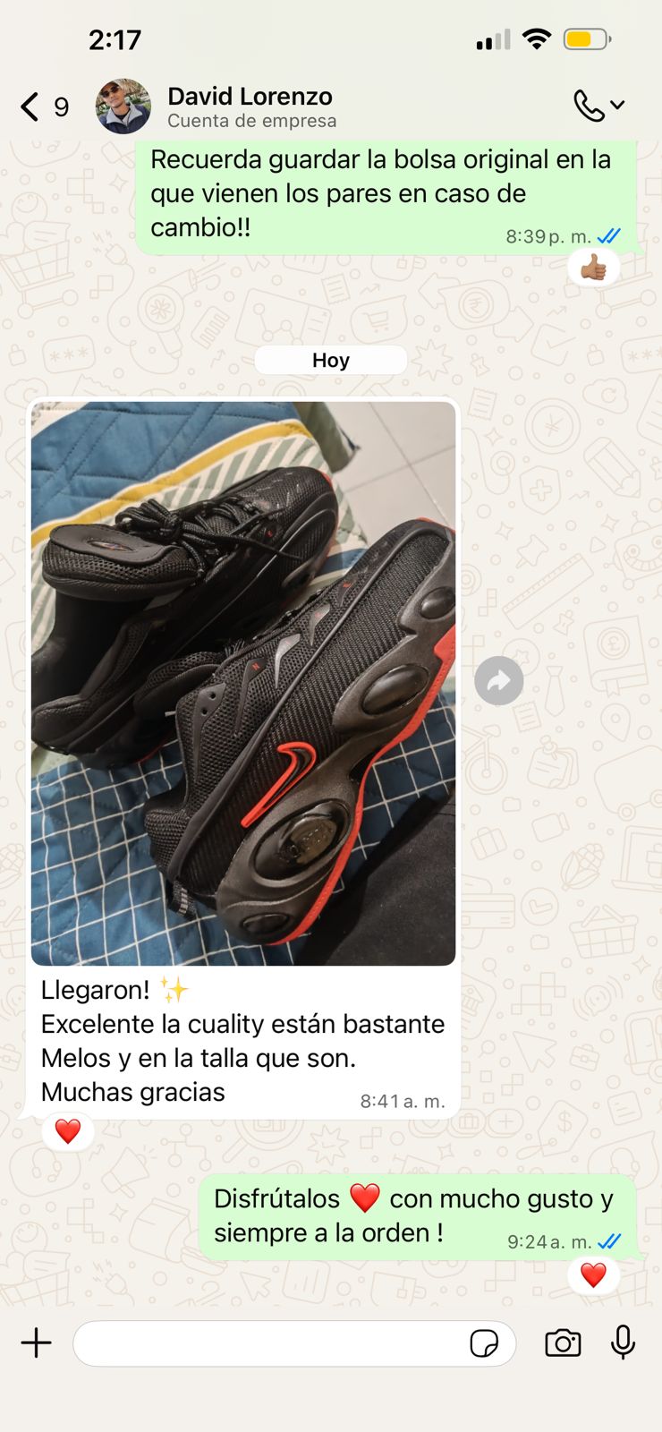 Cliente satisfecho
