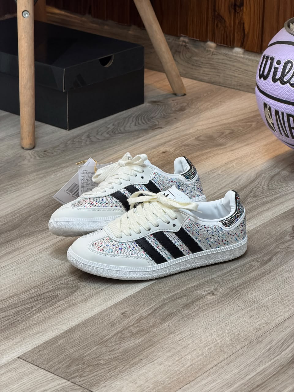 ADIDAS SAMBA GRIS PERLADA