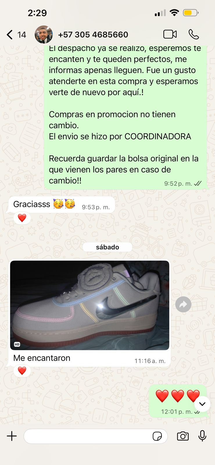 Cliente satisfecho