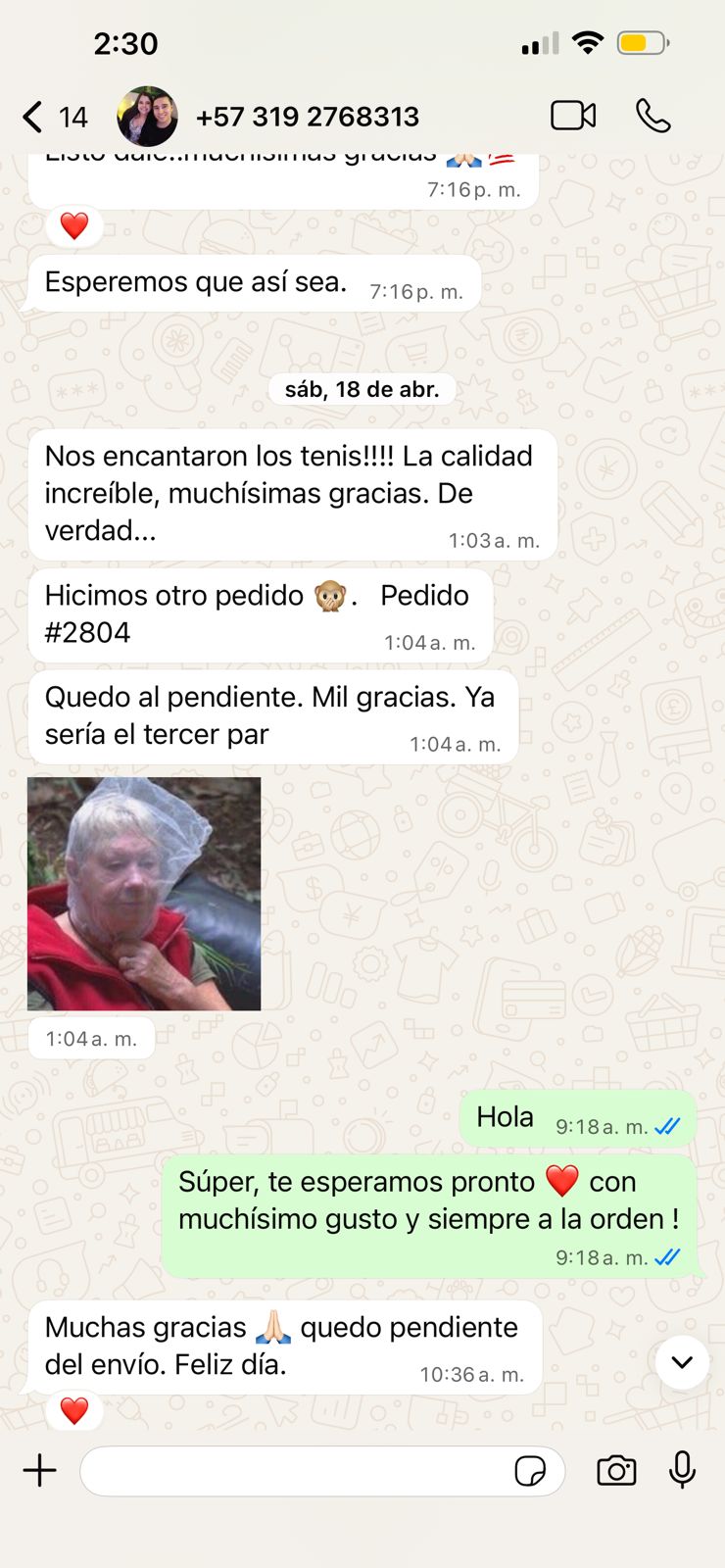 Cliente satisfecho