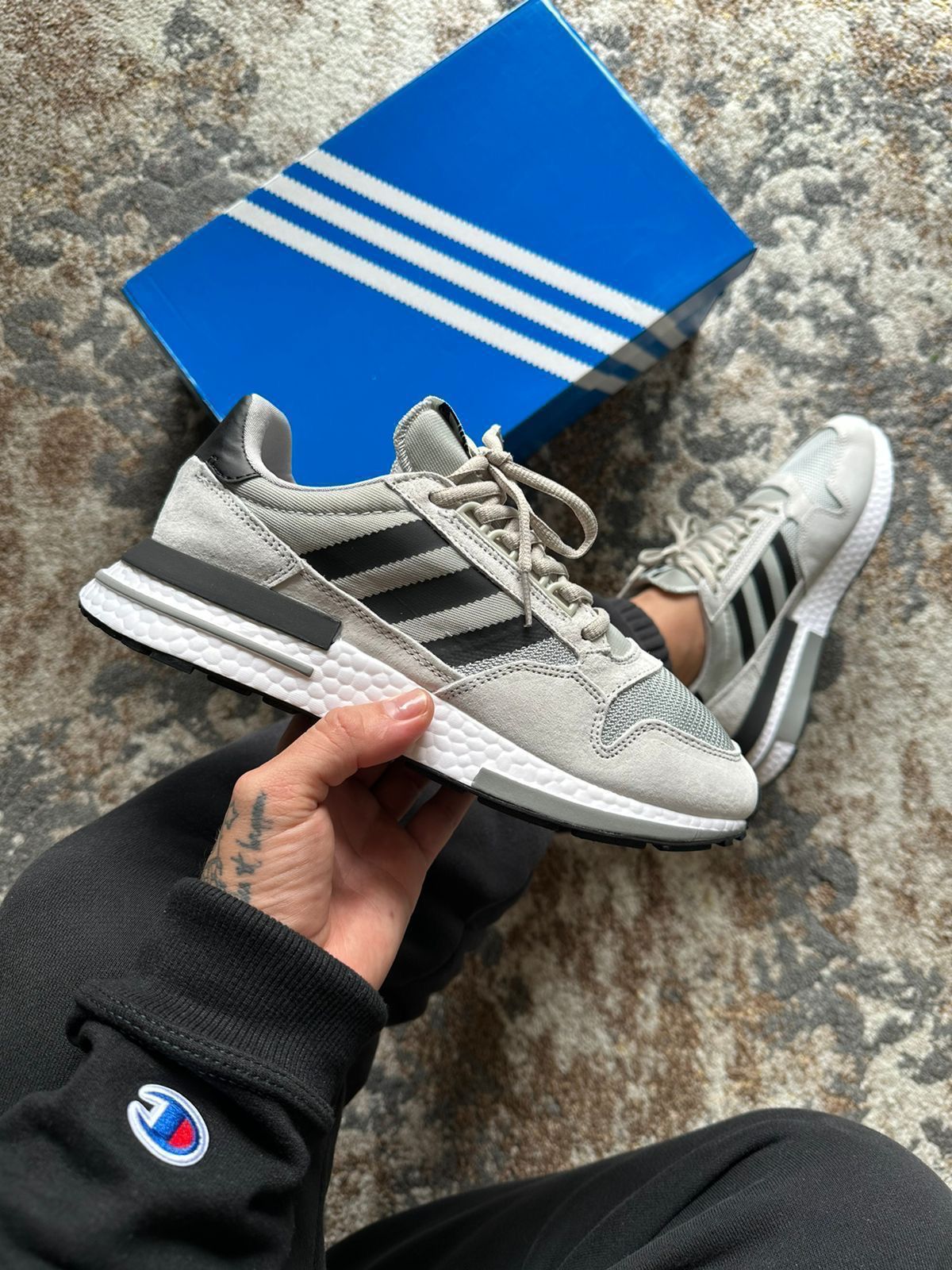 ADIDAS ZX GRIS NEGRA