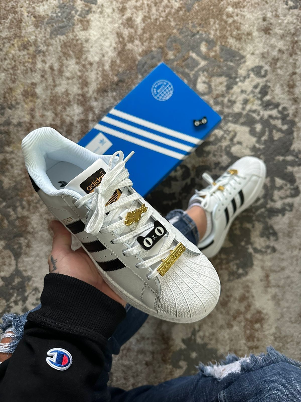 ADIDAS SUPER STAR GATO BLANCA