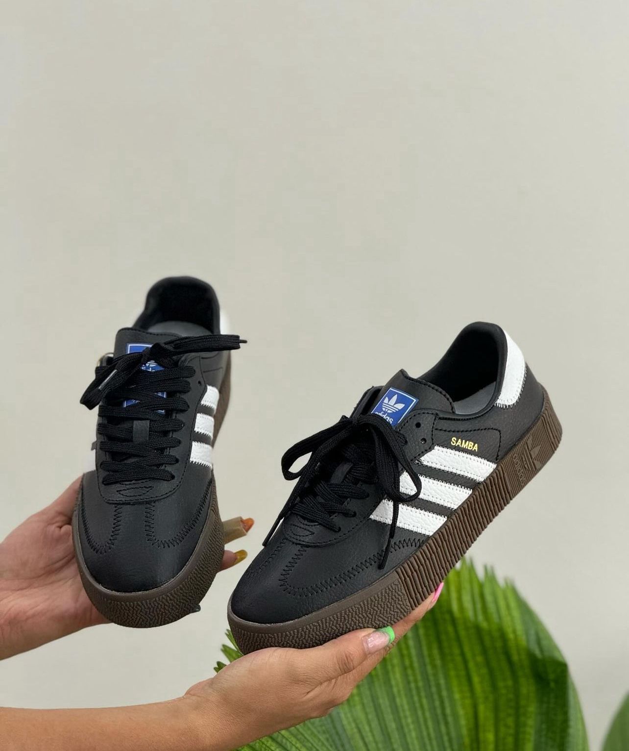 ADIDAS SAMBA PLATAFORMA NEGRA
