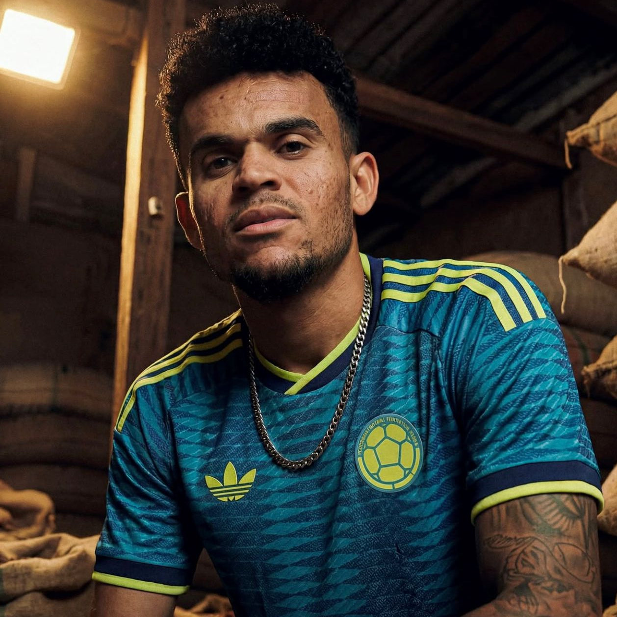 CAMISETA SELECCION COLOMBIA AZUL