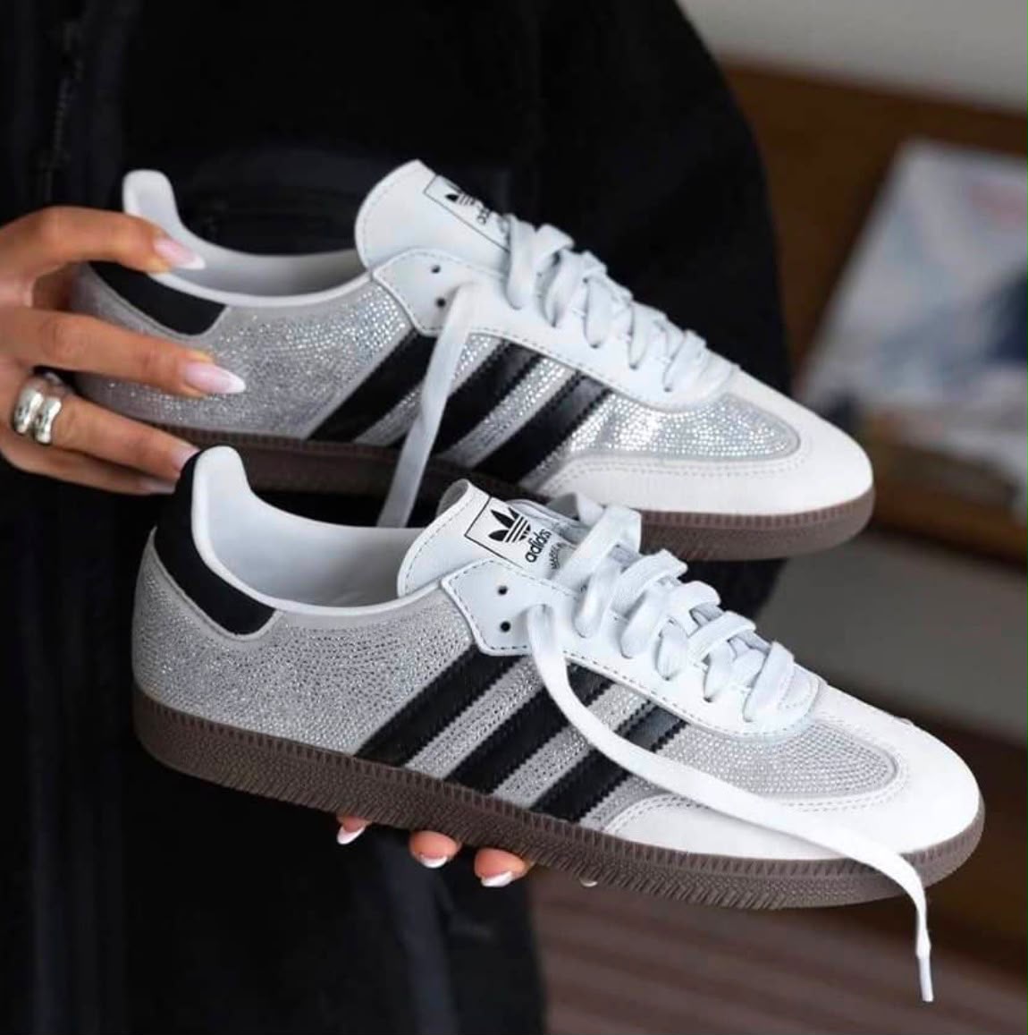 ADIDAS SAMBA PERLADA BLANCO