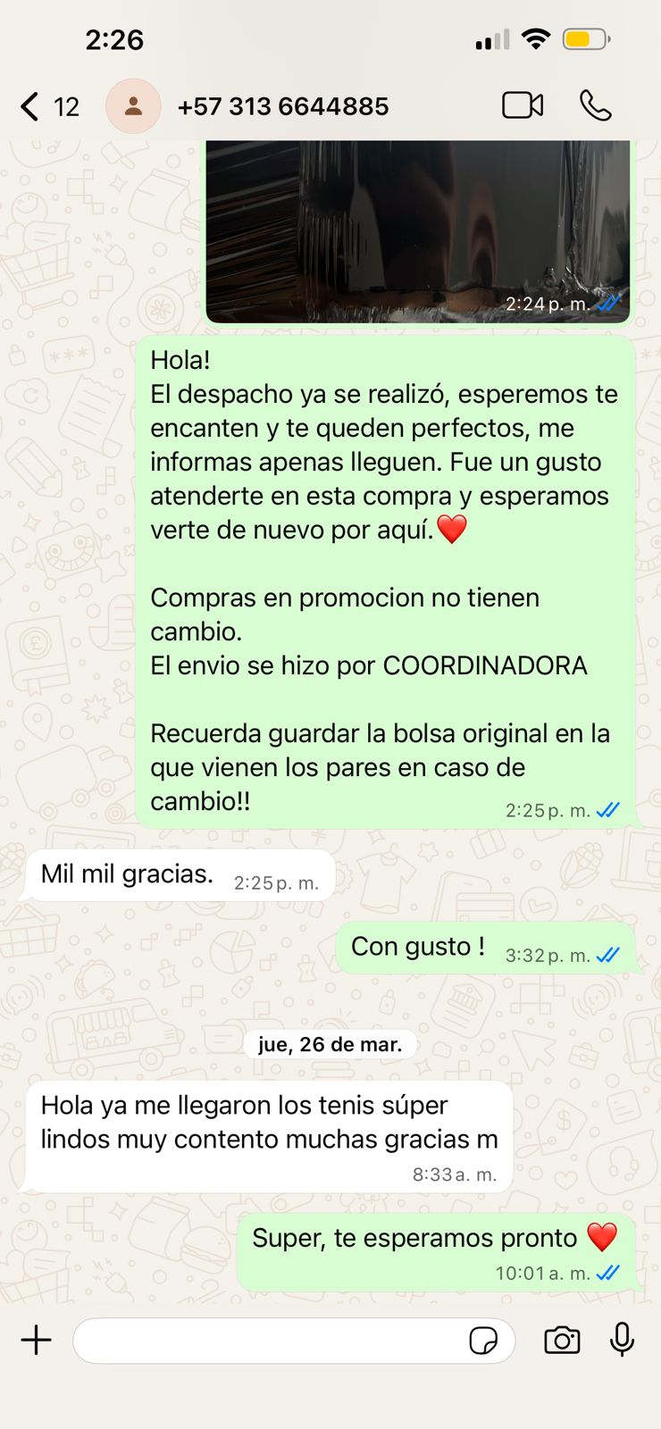 Cliente satisfecho