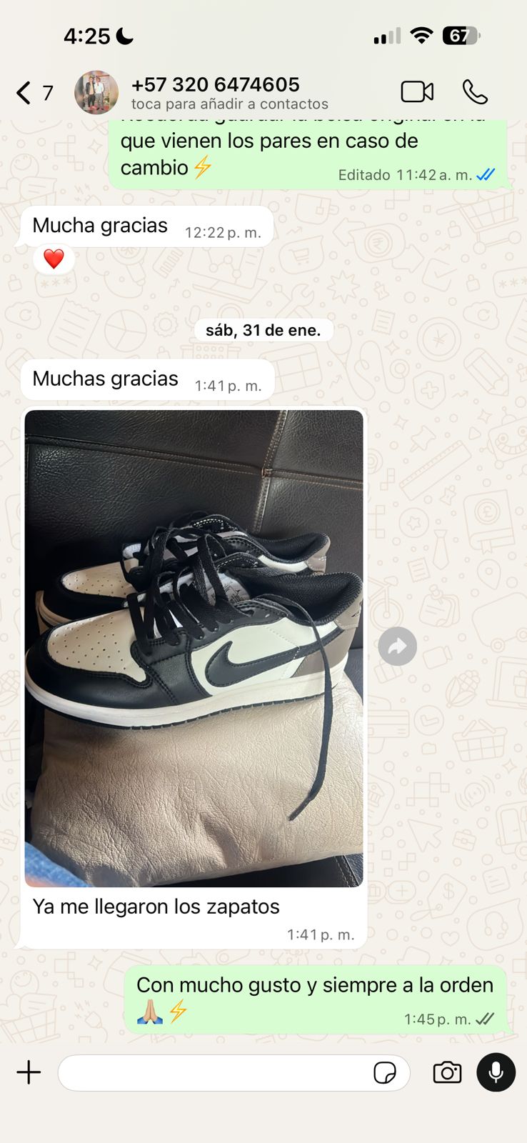 Cliente satisfecho